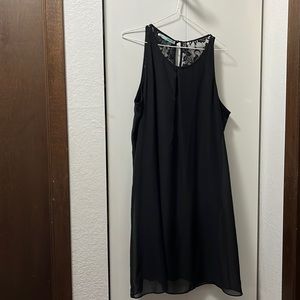 Maurice’s xl black lace back dress
